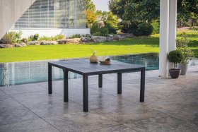 Стол раскладной Джули (Julie Double table 2 configurations) Графит в Ноябрьске - noyabrsk.ok-mebel.com | фото 2