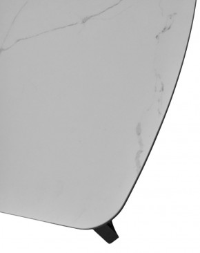Стол RASMUS 160 TL-45 Белый мрамор, испанская керамика / черный каркас, ®DISAUR в Ноябрьске - noyabrsk.ok-mebel.com | фото 6