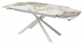 Стол RIVOLI 140 GLOSS LUXURY PANDORA SOLID CERAMIC / WHITE, ®DISAUR в Ноябрьске - noyabrsk.ok-mebel.com | фото 8