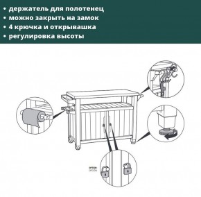 Столик для барбекю 207 Л (Unity XL 207L) в Ноябрьске - noyabrsk.ok-mebel.com | фото 8
