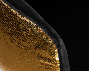 Стул барный DOBRIN DARCY GOLD SHINY, черный велюр с золотыми пайетками в Ноябрьске - noyabrsk.ok-mebel.com | фото 8