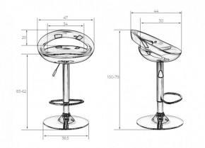 Стул барный DOBRIN DISCO LM-1010 (белый) в Ноябрьске - noyabrsk.ok-mebel.com | фото 2