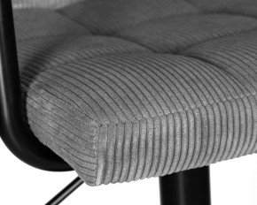 Стул барный DOBRIN KRUGER ARM BLACK, серый вельвет (LAR-E2041-25) в Ноябрьске - noyabrsk.ok-mebel.com | фото 7