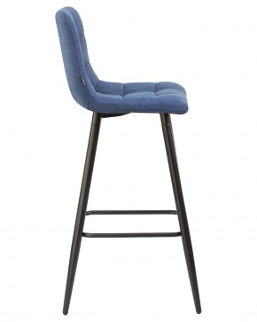 Стул барный DOBRIN NICOLE, черные матовые ножки, синяя ткань (UF860-14B) в Ноябрьске - noyabrsk.ok-mebel.com | фото 3