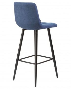 Стул барный DOBRIN NICOLE, черные матовые ножки, синяя ткань (UF860-14B) в Ноябрьске - noyabrsk.ok-mebel.com | фото 4