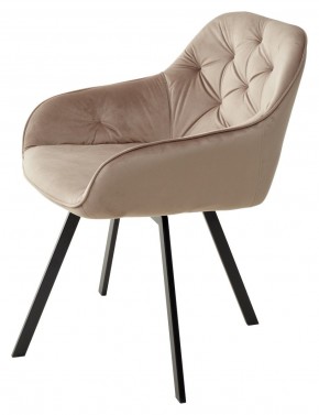 Стул GALE 360 град. поворот. BLUVEL-40 BEIGE, велюр/ черный каркас, М-City в Ноябрьске - noyabrsk.ok-mebel.com | фото 5