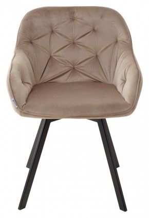 Стул GALE 360 град. поворот. BLUVEL-40 BEIGE, велюр/ черный каркас, М-City в Ноябрьске - noyabrsk.ok-mebel.com | фото 6