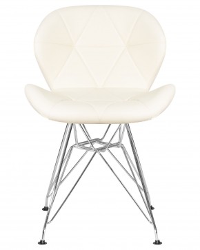 Стул обеденный DOBRIN BUTTERFLY CHROME, ножки хром, цвет кремовый в Ноябрьске - noyabrsk.ok-mebel.com | фото 6