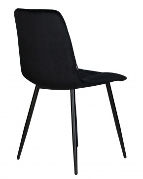 Стул обеденный DOBRIN CHILLY, Черный Holland 75, основание черное в Ноябрьске - noyabrsk.ok-mebel.com | фото 5