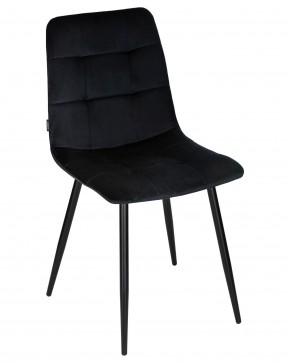 Стул обеденный DOBRIN CHILLY, Черный Holland 75, основание черное в Ноябрьске - noyabrsk.ok-mebel.com | фото 8