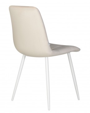 Стул обеденный DOBRIN CHILLY, Кремовый Holland 05, основание белое в Ноябрьске - noyabrsk.ok-mebel.com | фото 5