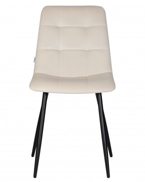 Стул обеденный DOBRIN CHILLY, Кремовый Holland 05, основание черное в Ноябрьске - noyabrsk.ok-mebel.com | фото 7