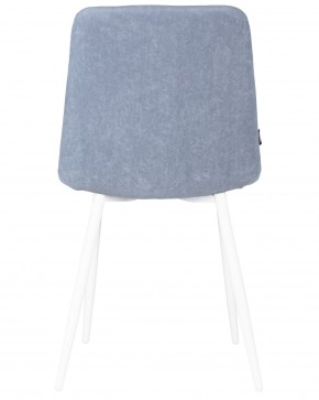 Стул обеденный DOBRIN CHILLY ROMBO, Серо-голубой Simple 26, основание белый в Ноябрьске - noyabrsk.ok-mebel.com | фото 5