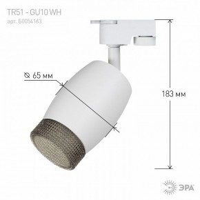 Светильник на штанге Эра  TR51 - GU10 WH в Ноябрьске - noyabrsk.ok-mebel.com | фото 4