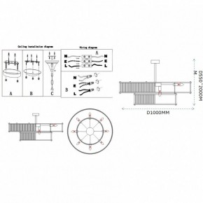 Светильник на штанге Imperiumloft RH Marais Round Chandelier 40,2668 в Ноябрьске - noyabrsk.ok-mebel.com | фото 11