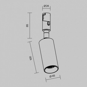 Светильник на штанге Maytoni Focus Led TR201-1-10W3K-M-B в Ноябрьске - noyabrsk.ok-mebel.com | фото 7