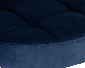 Табурет барный DOBRIN BRUNO BLACK, синий велюр (MJ9-117) в Ноябрьске - noyabrsk.ok-mebel.com | фото 4