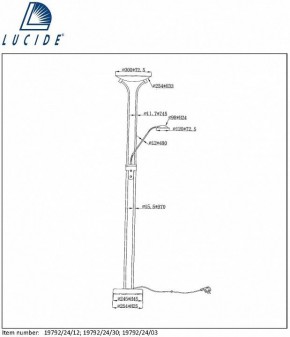 Торшер Lucide Champion-Led 19792/24/03 в Ноябрьске - noyabrsk.ok-mebel.com | фото 7