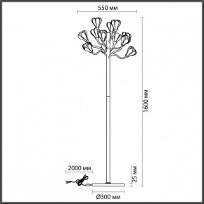 Торшер Odeon Light Gardi 5090/12F в Ноябрьске - noyabrsk.ok-mebel.com | фото 5