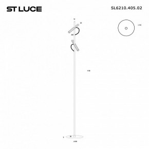 Торшер ST-Luce LILT SL6210.405.02 в Ноябрьске - noyabrsk.ok-mebel.com | фото 2