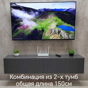 Тумба подвесная под ТВ LINES MTV1-MA 750 Темно-серый (Графит-M 10.1.25) в Ноябрьске - noyabrsk.ok-mebel.com | фото 10