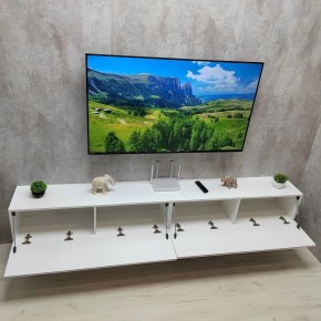 Тумба подвесная под ТВ LINES MTV4-MA 1150 Белый глянец (Белый-M 10.1.1) в Ноябрьске - noyabrsk.ok-mebel.com | фото 12