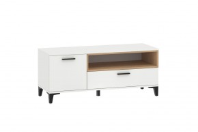 Тумба ТВА НМ 013.42 "Bergen" (Белый/Дуб бунратти) в Ноябрьске - noyabrsk.ok-mebel.com | фото 2