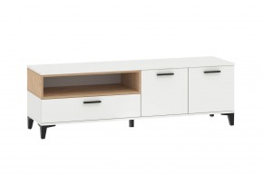 Тумба ТВА НМ 013.44 "Bergen" (Белый/Дуб бунратти) в Ноябрьске - noyabrsk.ok-mebel.com | фото