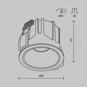 Встраиваемый светильник Maytoni Alfa LED DL043-01-10W4K-RD-W-1 в Ноябрьске - noyabrsk.ok-mebel.com | фото 10