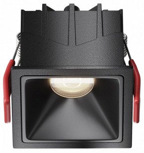 Встраиваемый светильник Maytoni Alfa LED DL043-01-10W4K-SQ-B-1 в Ноябрьске - noyabrsk.ok-mebel.com | фото