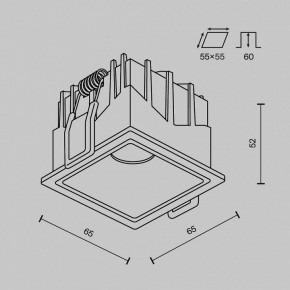 Встраиваемый светильник Maytoni Alfa LED DL043-01-10W4K-SQ-B-1 в Ноябрьске - noyabrsk.ok-mebel.com | фото 11