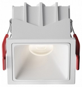 Встраиваемый светильник Maytoni Alfa LED DL043-01-10W4K-SQ-W-1 в Ноябрьске - noyabrsk.ok-mebel.com | фото