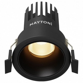 Встраиваемый светильник Maytoni Dip DL115-10W-2.7K-B в Ноябрьске - noyabrsk.ok-mebel.com | фото