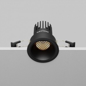 Встраиваемый светильник Maytoni Dip DL115-10W-2.7K-B в Ноябрьске - noyabrsk.ok-mebel.com | фото 7