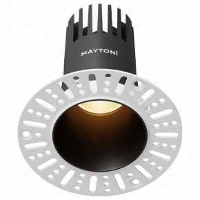 Встраиваемый светильник Maytoni Dip DL120-10W-2.7K-TRS-B в Ноябрьске - noyabrsk.ok-mebel.com | фото
