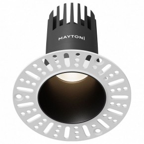 Встраиваемый светильник Maytoni Dip DL120-10W-4K-TRS-B в Ноябрьске - noyabrsk.ok-mebel.com | фото