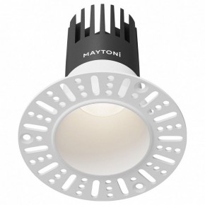Встраиваемый светильник Maytoni Dip DL120-10W-4K-TRS-W в Ноябрьске - noyabrsk.ok-mebel.com | фото