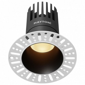 Встраиваемый светильник Maytoni Dip DL122-15W-2.7K-TRS-B в Ноябрьске - noyabrsk.ok-mebel.com | фото