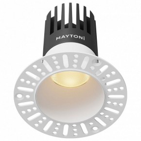 Встраиваемый светильник Maytoni Dip DL122-15W-2.7K-TRS-W в Ноябрьске - noyabrsk.ok-mebel.com | фото