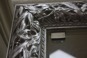 Зеркало большое Тиффани Premium черная/серебро (ТФ/02(П) в Ноябрьске - noyabrsk.ok-mebel.com | фото 4