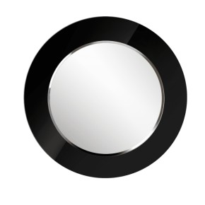 Зеркало круглое черный (РМ/02) в Ноябрьске - noyabrsk.ok-mebel.com | фото 1
