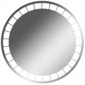 Зеркало Маскат 700х700 с подсветкой Домино (GL7057Z) в Ноябрьске - noyabrsk.ok-mebel.com | фото